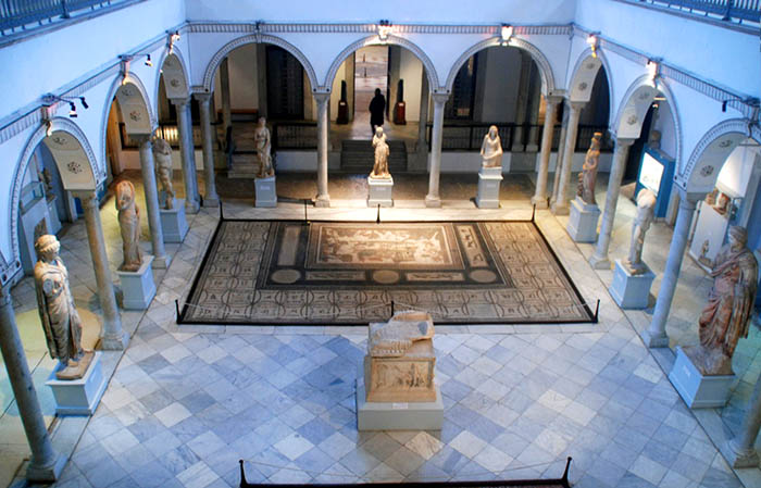 Музей мозаики Бардо в Тунисе