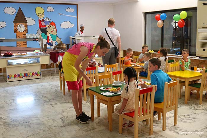 Как питаются дети в Новостар Хотелс, Тунис