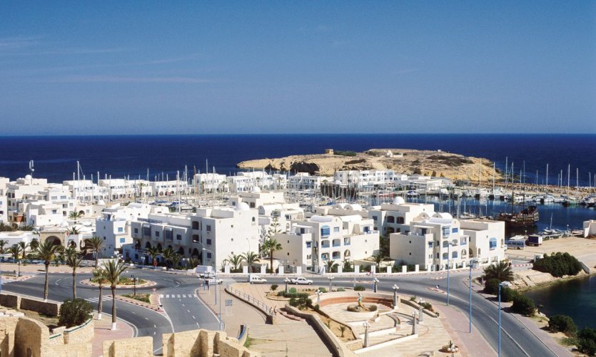 Гавань Port de Plaisance, город Монастир, Тунис